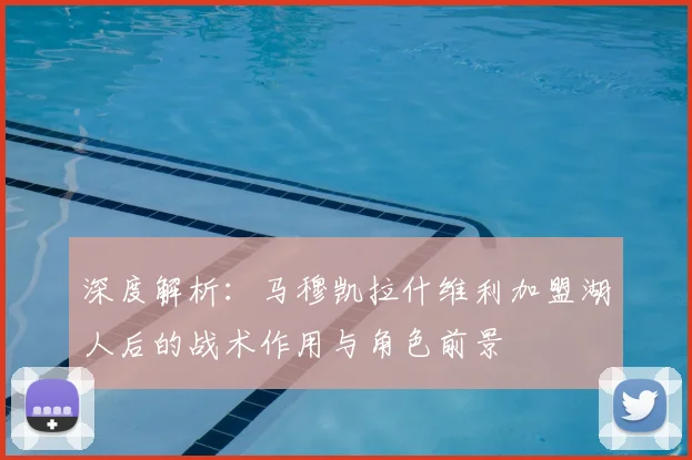 深度解析：马穆凯拉什维利加盟湖人后的战术作用与角色前景